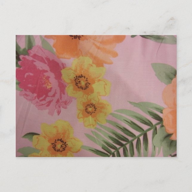 Carte Postale Fleurs tropicales (Devant)
