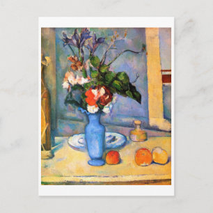 Carte Postale Fleurs Vase Bleues, Paul Cezanne