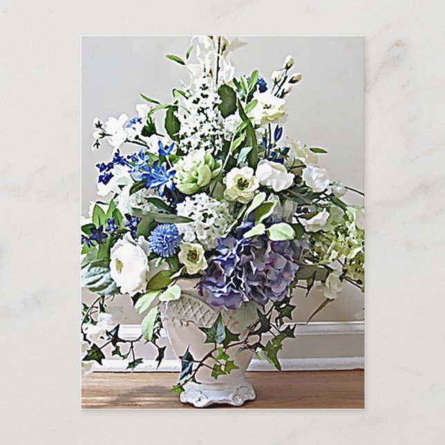 Carte Postale Fleurs victoriennes (Devant)