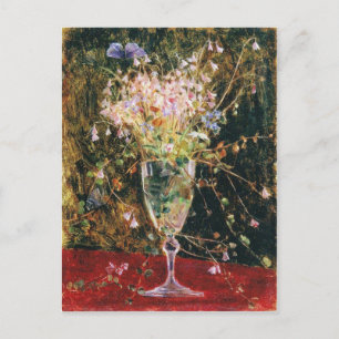 Carte Postale Fleurs vintages bleu Maria Wiik Linnea Borealis
