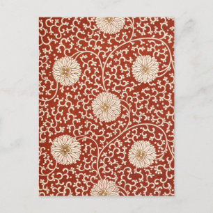 Carte Postale Fleurs vintages Chic Shabby