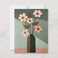 Fleurs Whimsy minimalistes No.046