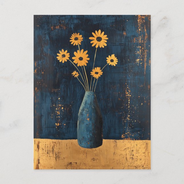 Carte Postale Fleurs Whimsy minimalistes No.059 (Devant)