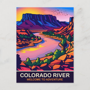 Carte Postale Fleuve Colorado, Voyage