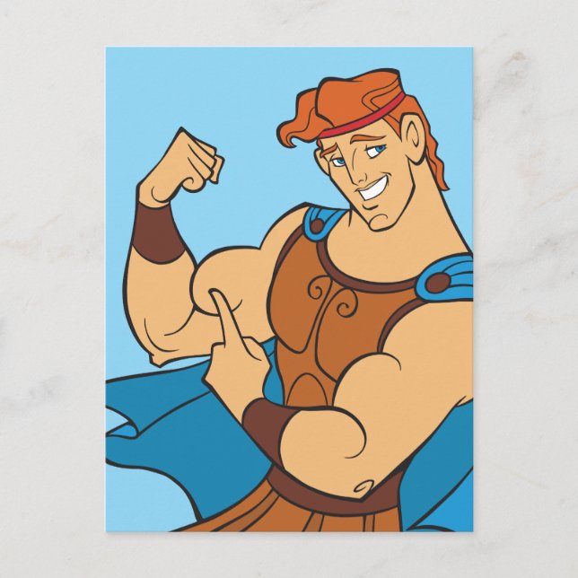 Carte postale Flex Biceps d'Hercules (Devant)