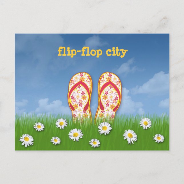 Carte Postale flip-flop (Devant)
