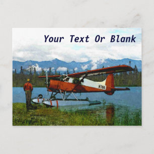 Carte Postale Floatplane De Havilland Beaver - Alaska