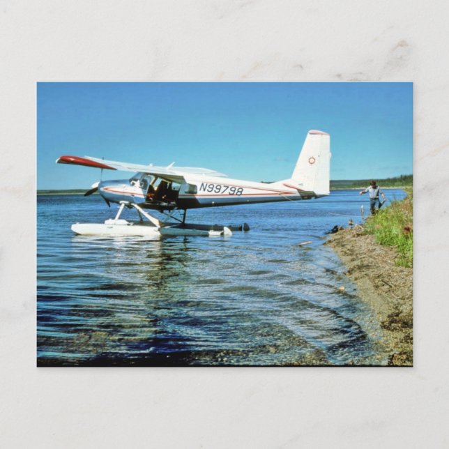 Carte Postale Floatplane N99798 sur le lac Graphite (Devant)