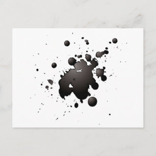 Carte Postale floc de l'encre 3d