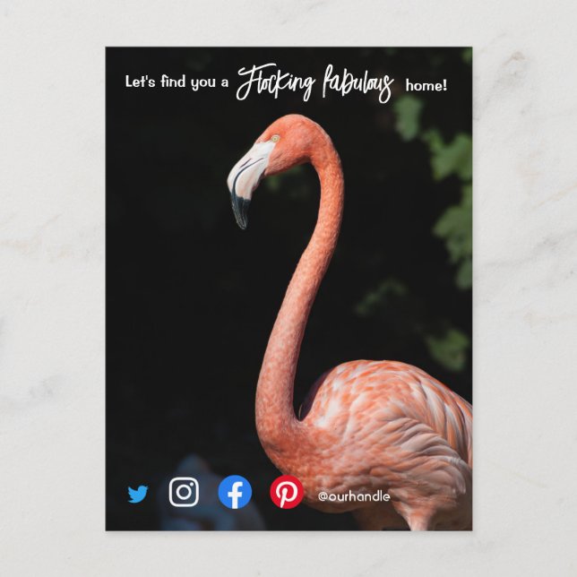 Carte Postale flocage fabuleux agent immobilier marketing (Devant)