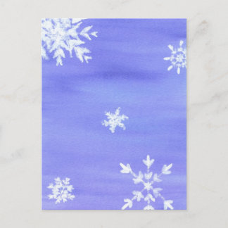Carte Postale flocons de neige