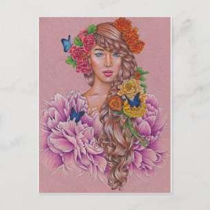 Carte postale "Flora"