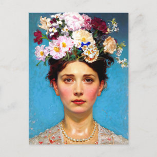 Carte Postale "Floral Flair" Ruth - Société d'art et de fleurs