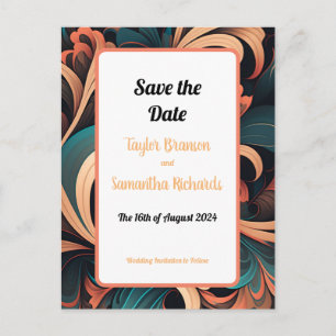 Carte Postale Floral rétro vintage