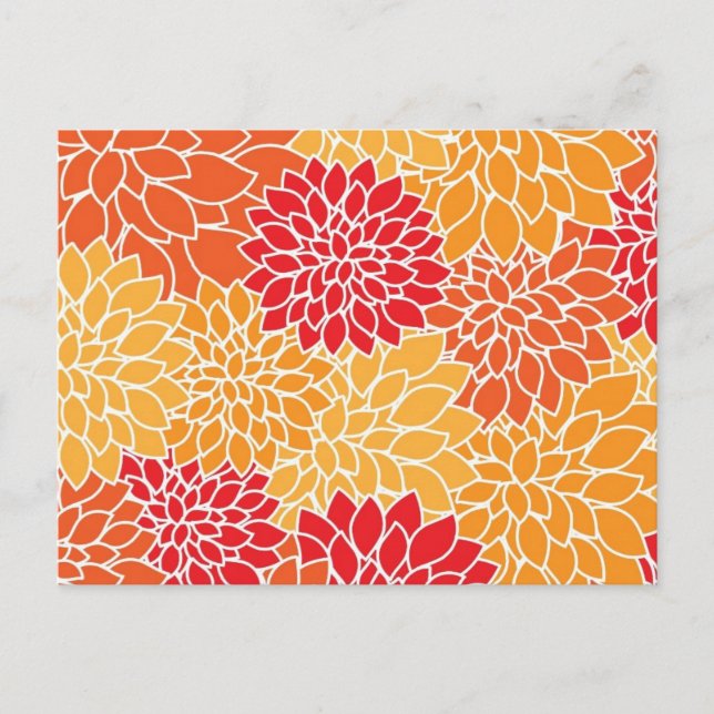 Carte postale florale (Devant)