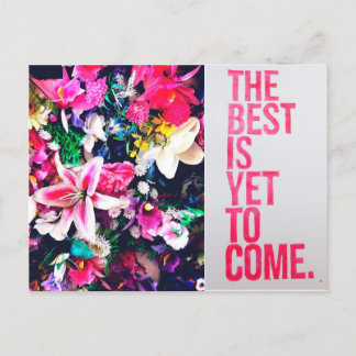 Carte postale florale