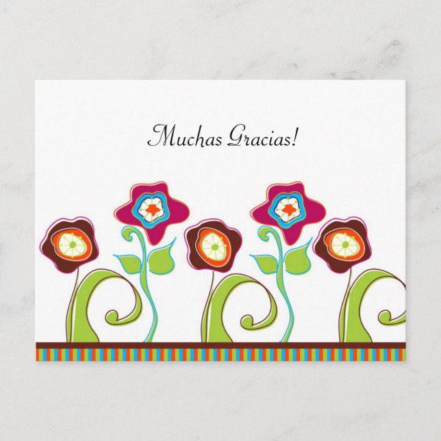 Carte postale florale (Devant)