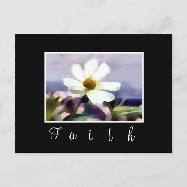 carte postale florale foi (Devant)