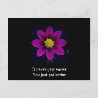 Carte Postale Florale Motivationnelle Et Inspirant