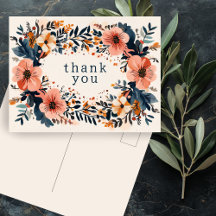 Floraux chic muet MERCI CUSTOM