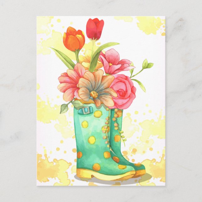 Carte Postale Flore mignonne (Devant)