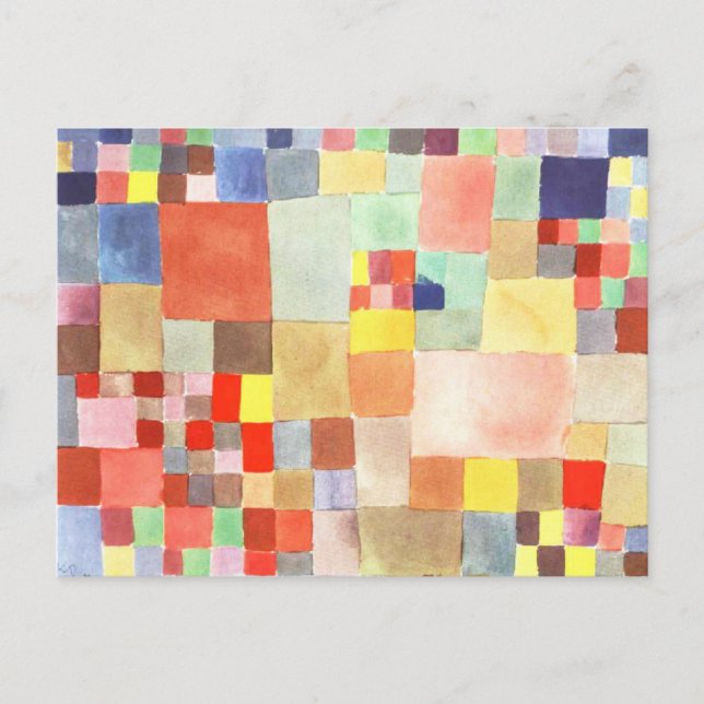 Carte Postale Flore sur le sable par Paul Klee (Devant)