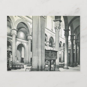 Carte Postale Florence, Florence, À L'Intérieur De S. Lorenzo