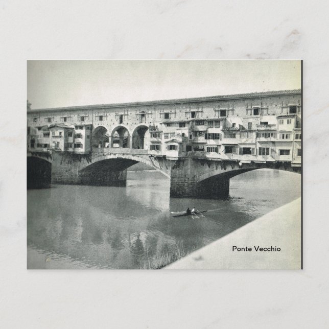 Carte Postale Florence, Florence, Ponte Vecchio (Devant)