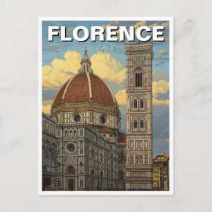 Carte Postale Florence Italie Skyline Voyage