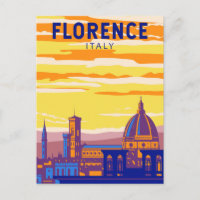 Florence Italie Voyage Art Vintage
