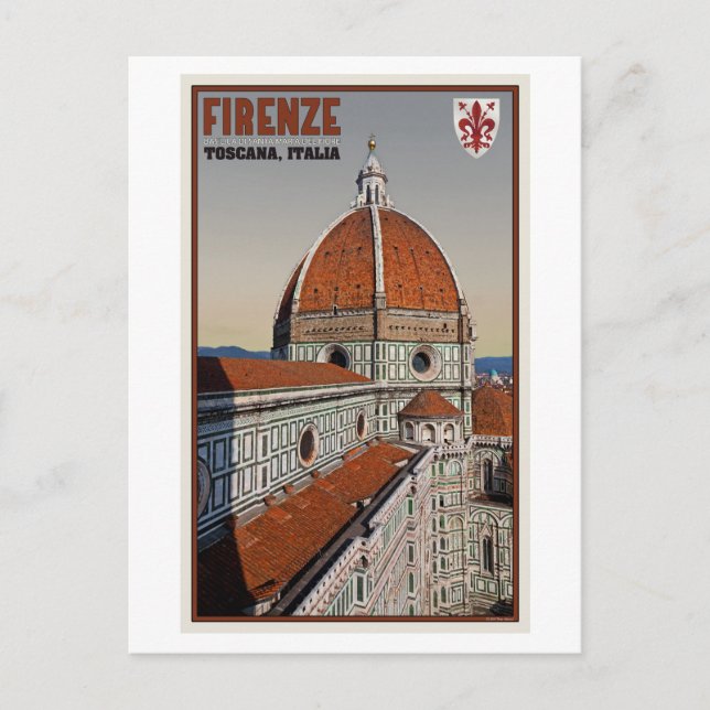 Carte Postale Florence - Le Duomo (Devant)