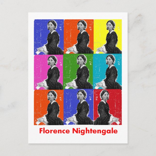 Carte Postale florence nightengale POPART T-shirts et cadeaux (Devant)