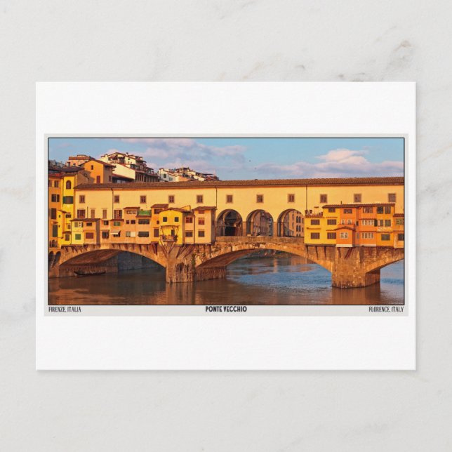Carte Postale Florence - Ponte Vecchio (Devant)