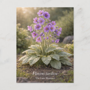 Carte Postale Florens tardiva La Fleur Tardive Botanique