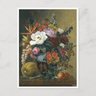 Carte Postale Flores exotiques dans un vase grec