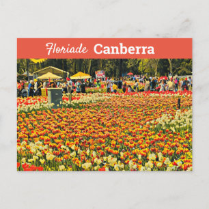Carte Postale Floriade Canberra Australie Voyage art numérique