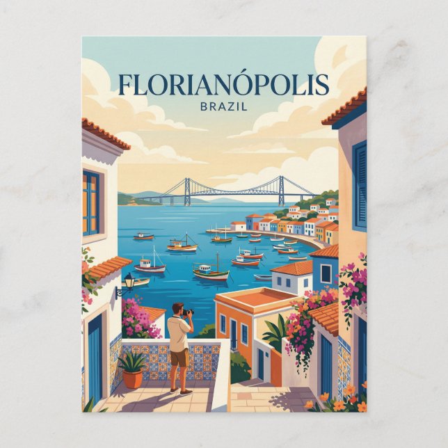 Carte Postale Florianópolis Brésil (Devant)
