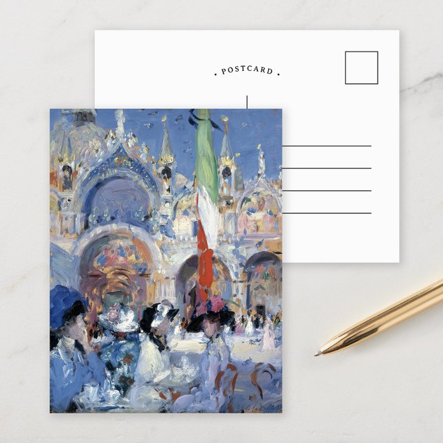 Carte Postale Florian's Café, Venise | Francis Cadell (Créateur téléchargé)