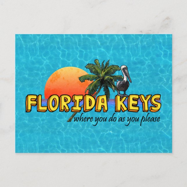 Carte Postale Florida Keys (Devant)