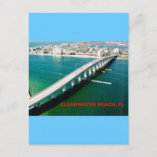 CARTE POSTALE FLORIDE DE PLAGE D'EAU CLAIRE