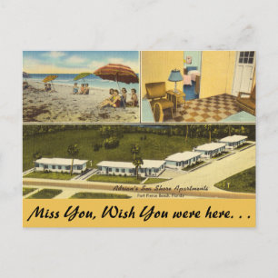 Carte Postale Floride, Ft. Pierce, Appartements Sea Shore
