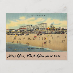 Carte Postale Floride, Jacksonville, Les plus belles plages du m