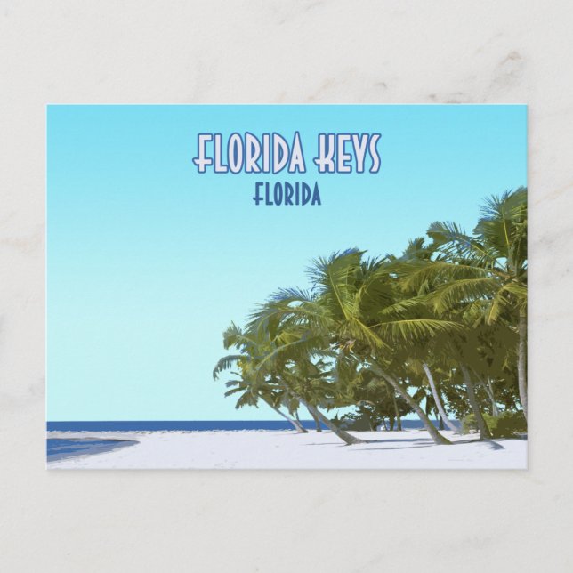 Carte Postale Floride Keys Key West Beach Floride (Devant)