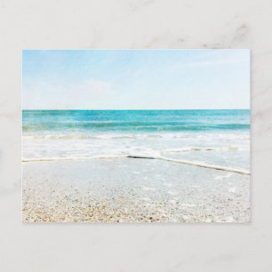 Carte Postale Floride Plage tropicale Sable Ocean Waves Sea Shav