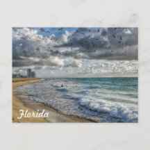 Carte postale Floride Sud Floride Côte