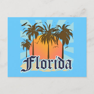 Carte Postale Floride The Sunshine State USA