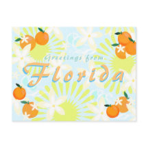 Floride Vintage chic Sun Orange Fleurs de fleurs