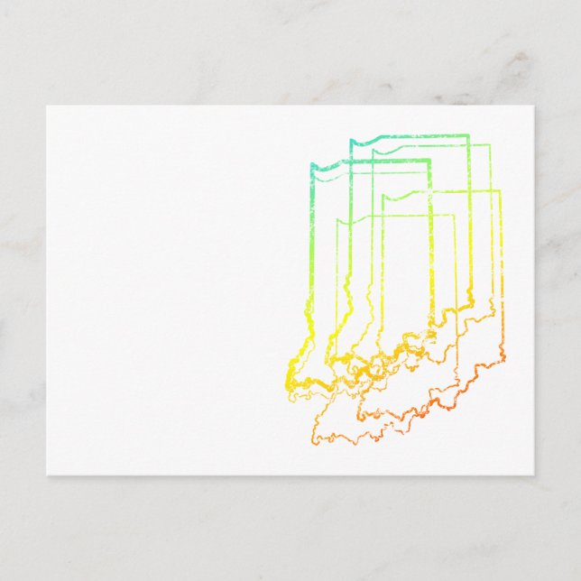 Carte Postale flou de refroidissement indiana (Devant)