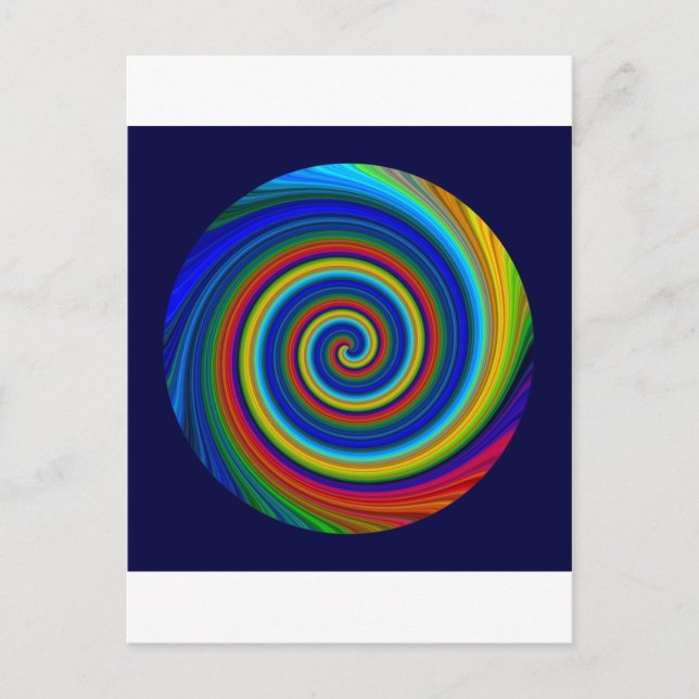 Carte Postale Flou spiral (Devant)
