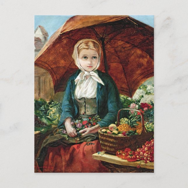 Carte Postale Flower Girl (Devant)
